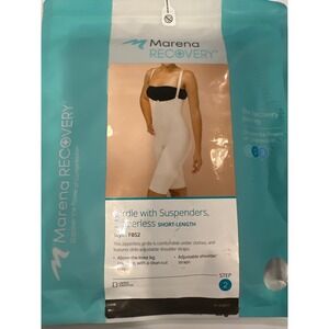 Marena Recovery Girdle with Suspenders Zipperless Stage 2 FBS2 Black Large